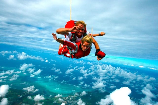 Sky diving